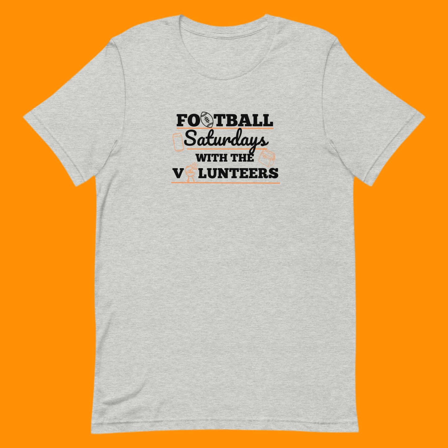 Football Saturdays with the VOLS unisex t-shirt