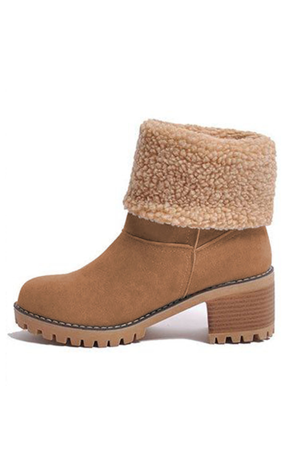 Brown Winter Fleece Lined Boots