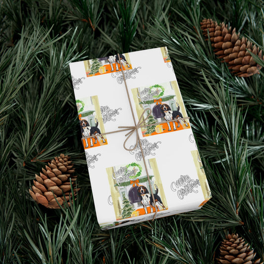 Holiday Tennessee VOLS Gift Wrap Paper Printify