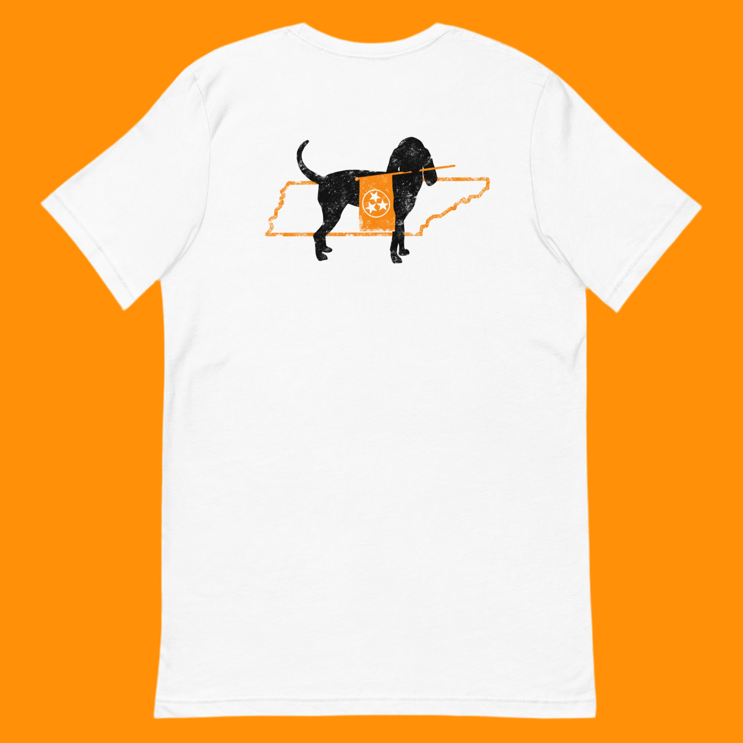 TN VOLS Smokey with Flag Unisex t-shirt