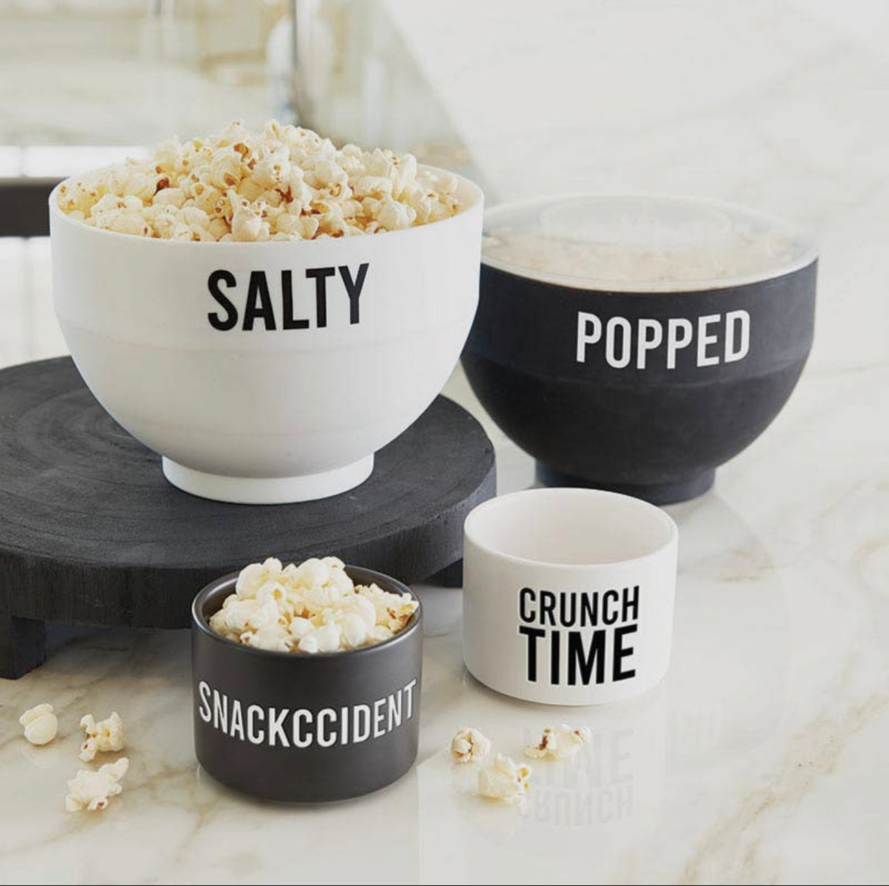 Salty Popcorn Bowl