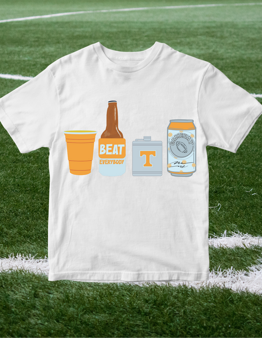 Tennessee VOLS Gameday Never Lost a Tailgait Short Sleeve Tee Greta Bean & Co.