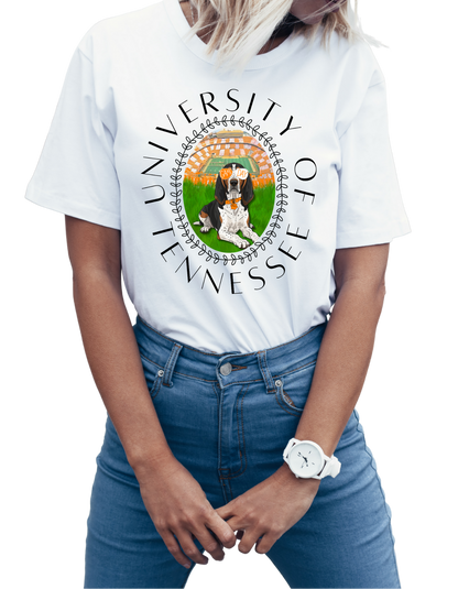 (Copy) University of Tennessee VOLS Smokey at Neyland Short Sleeve Tee Greta Bean & Co.