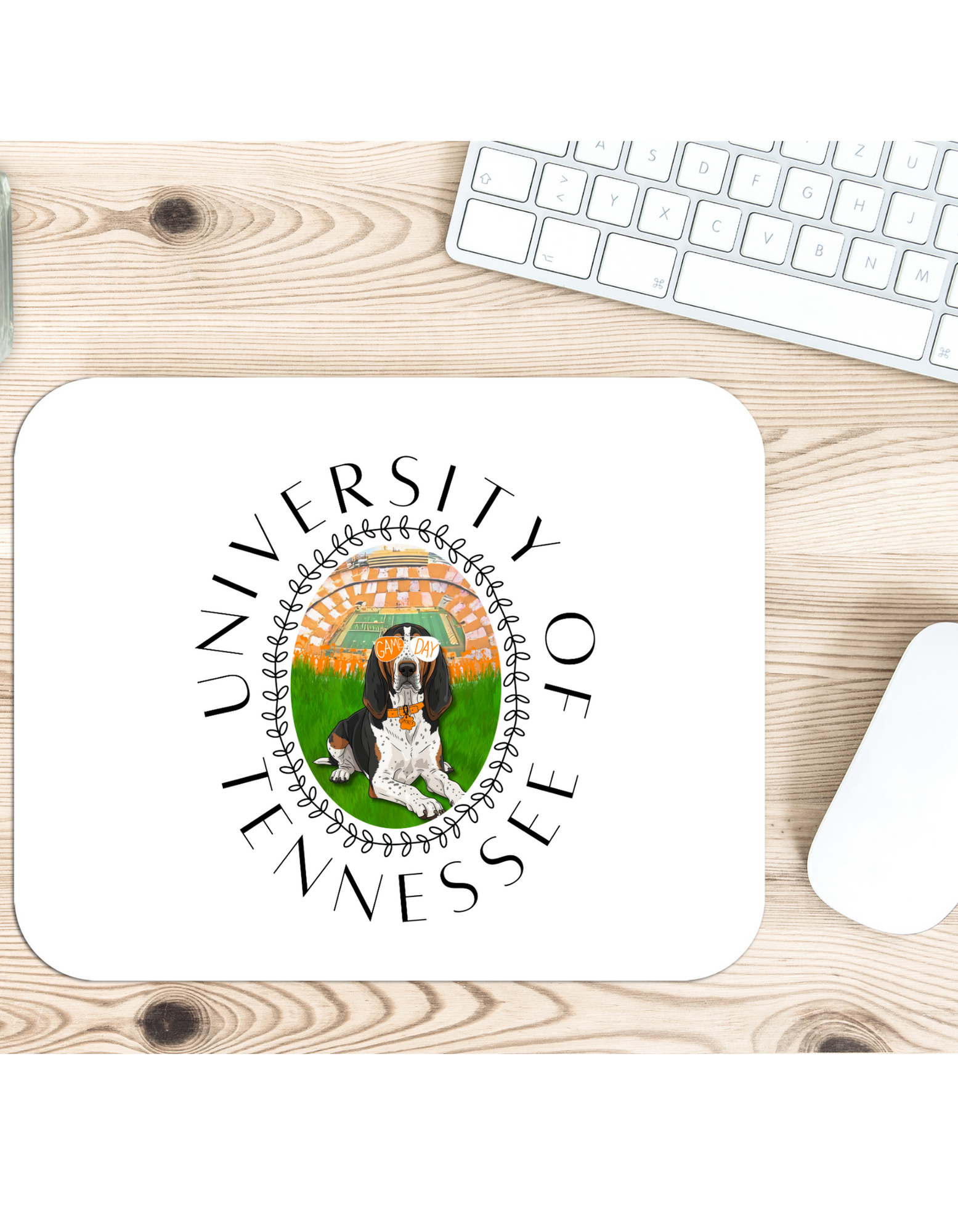 University of TN VOLS Smokey at Neyland Mouse Pad Greta Bean & Co.