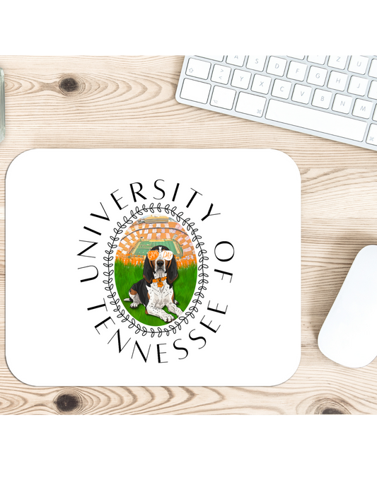 University of TN VOLS Smokey at Neyland Mouse Pad Greta Bean & Co.