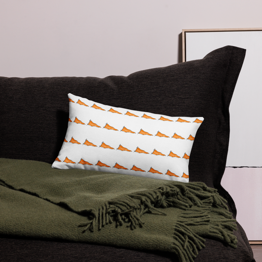 Tennessee Volunteers Linen Feel Lumbar Pillow Cover Greta Bean & Co.