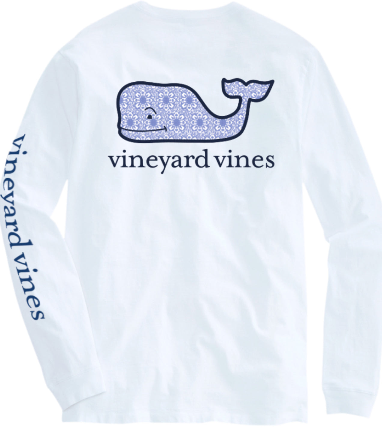 VINEYARD VINES Women's Long Sleeve Tile Medallion Tee