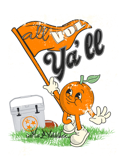TN Vols All Ya'll Digital Art - Greta Bean & Co.