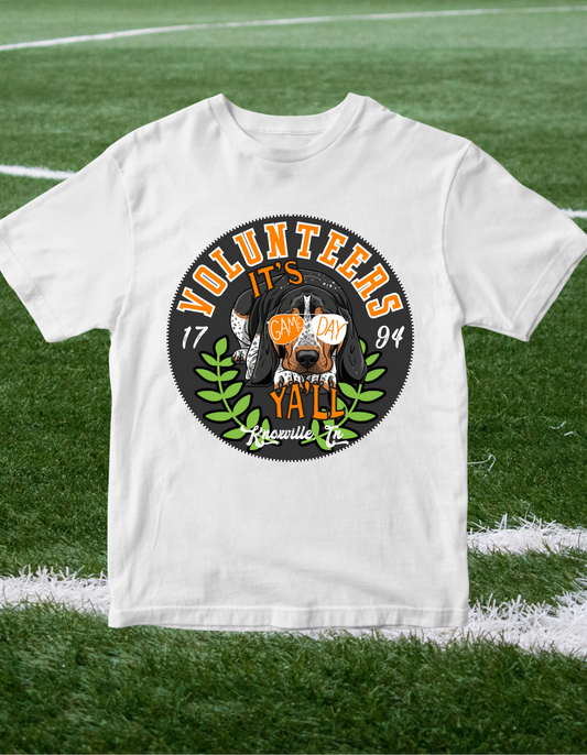 Tennessee VOLS Smokey Gameday Ya'll Short Sleeve Tee Greta Bean & Co.
