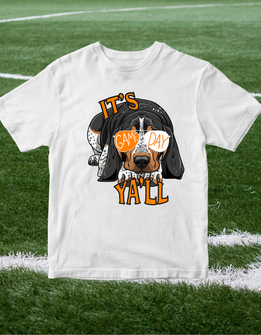 Tennessee VOLS Smokey Gameday Ya'll Short Sleeve Tee Greta Bean & Co.