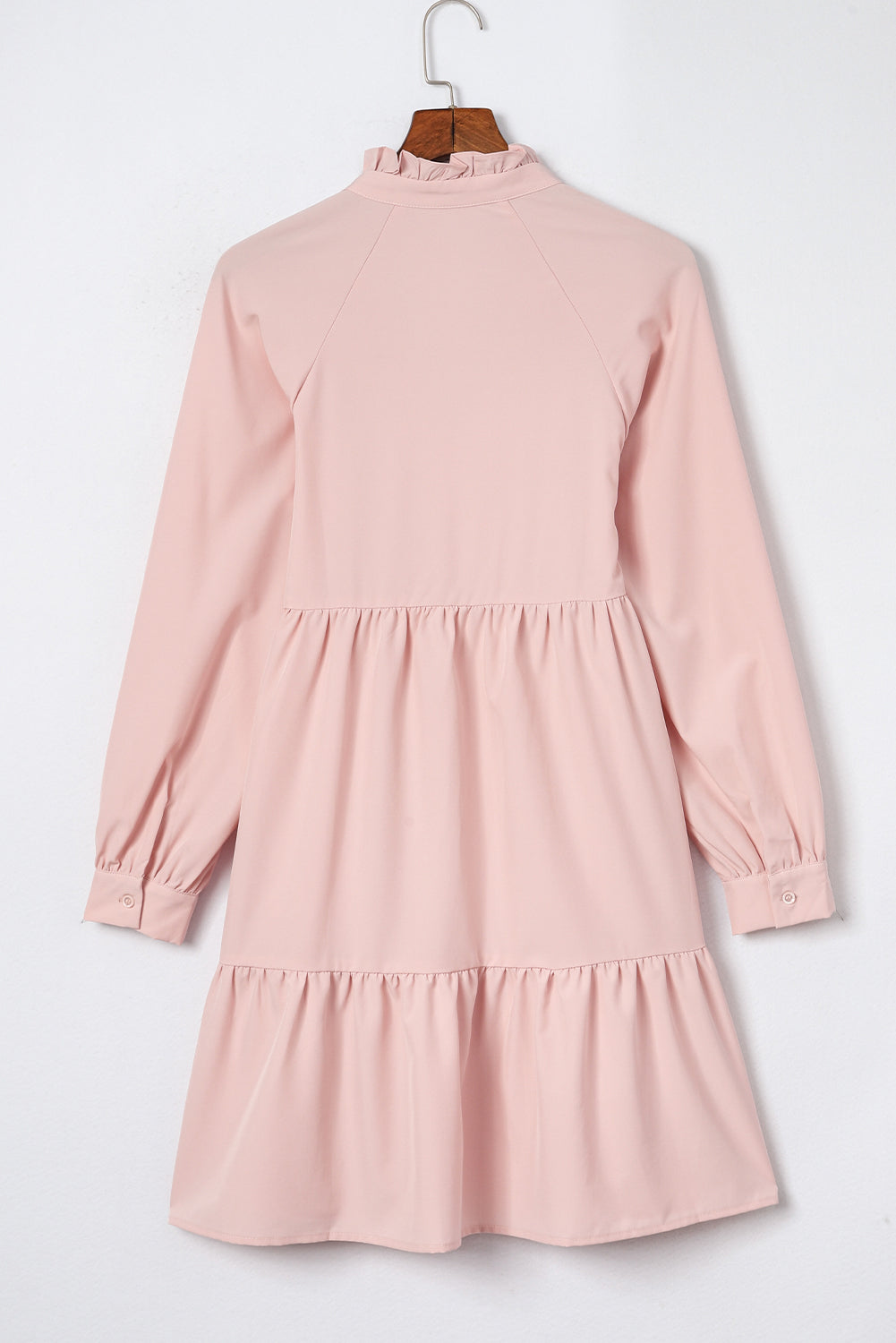 Pink Long SleeveShift Dress