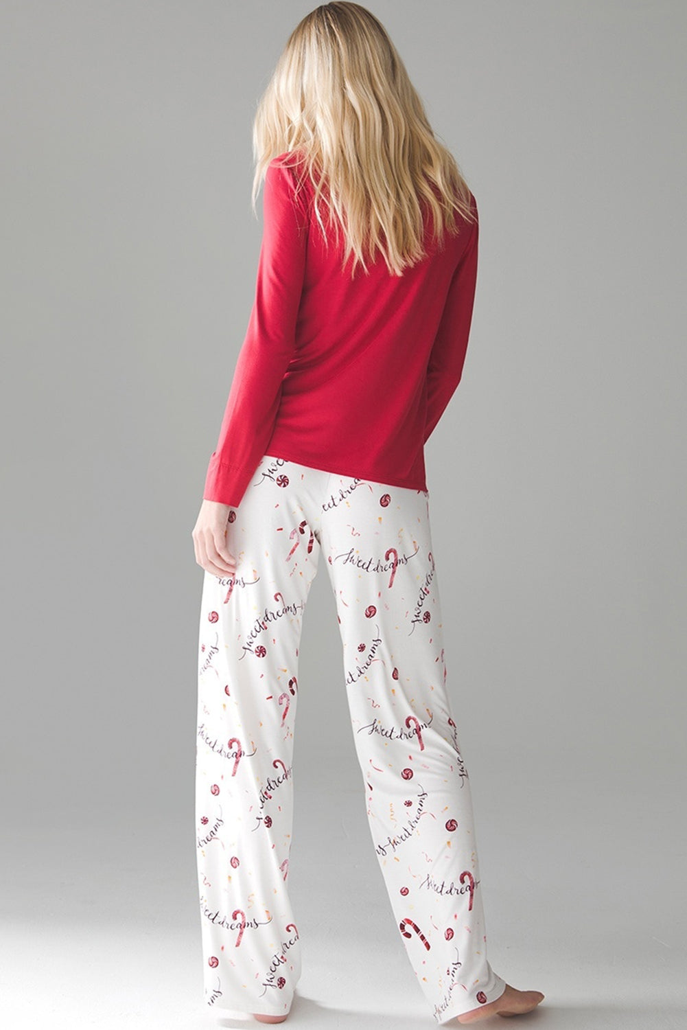 Sweet Dreams and Candy Canes Christmas Pajama Set