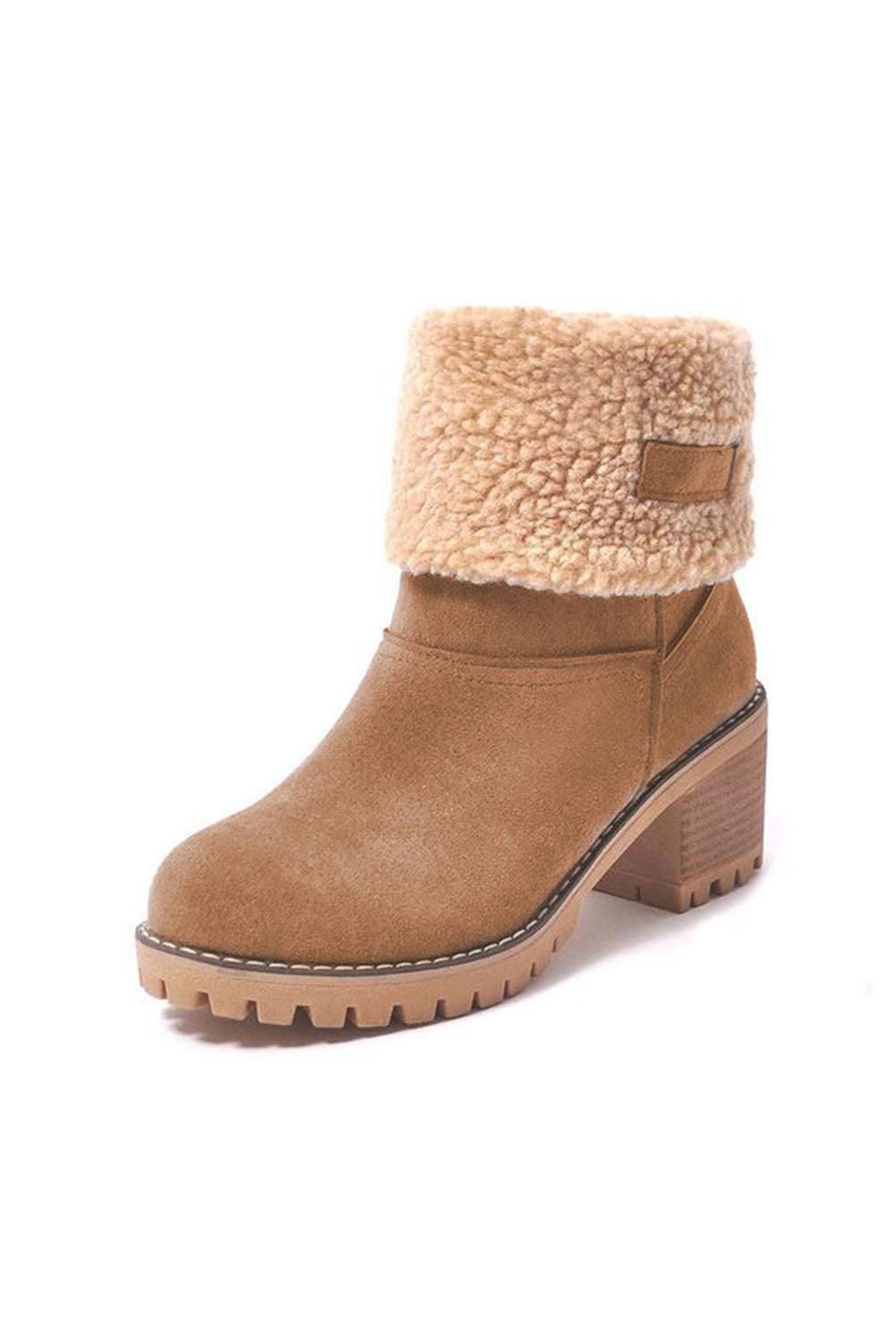 Brown Winter Fleece Lined Boots