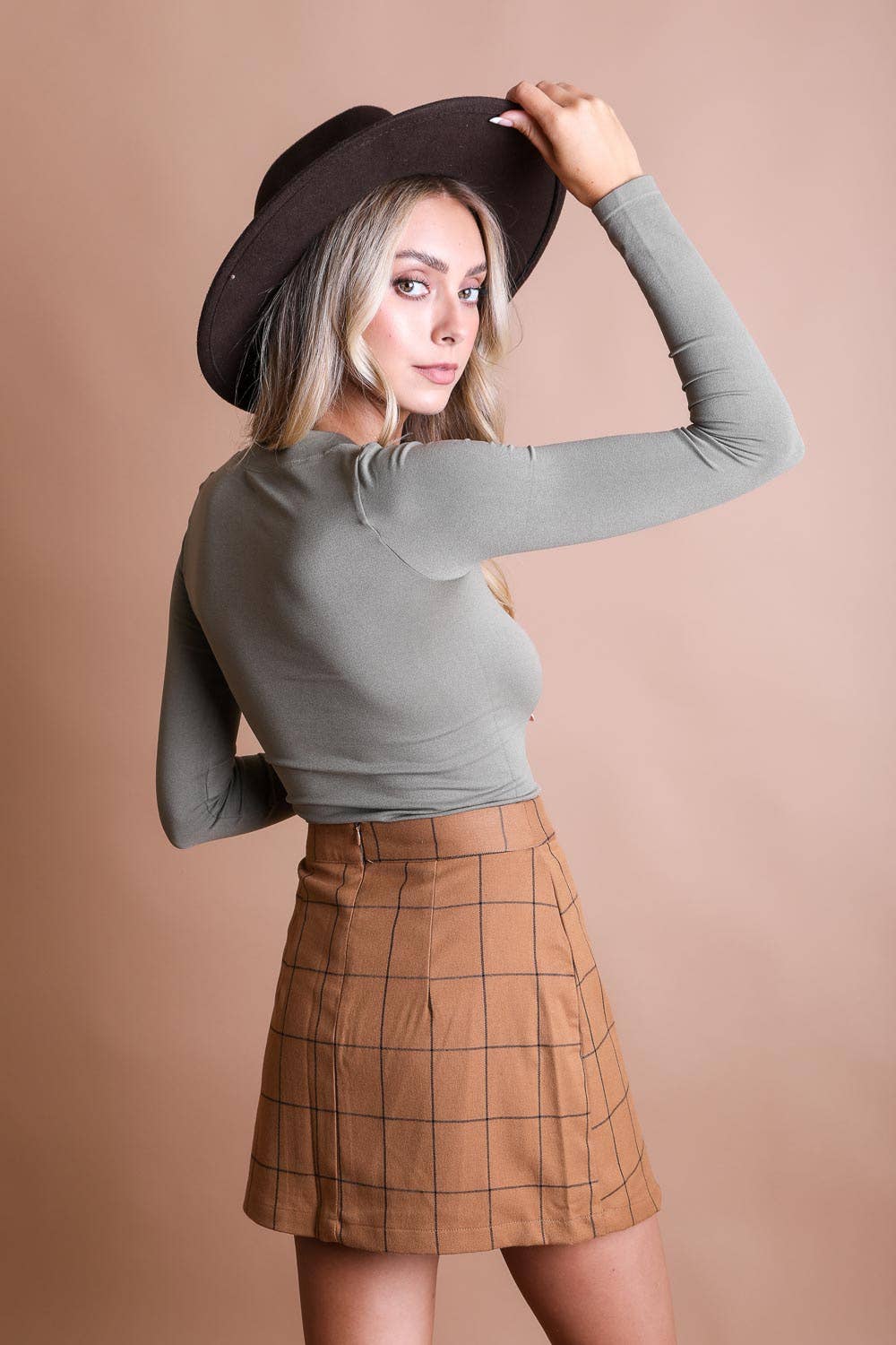 SAGE Long Sleeve Fit Crop Top