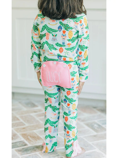 Christmas Nutcracker Ruffle Buttflap PJs