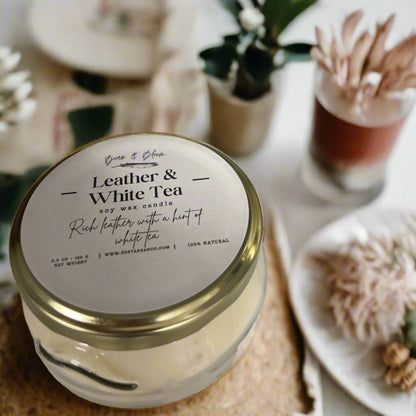 Buy 2 Candles Get a Free Glass Striker Match Bottle & Matches - Greta Bean & Co.