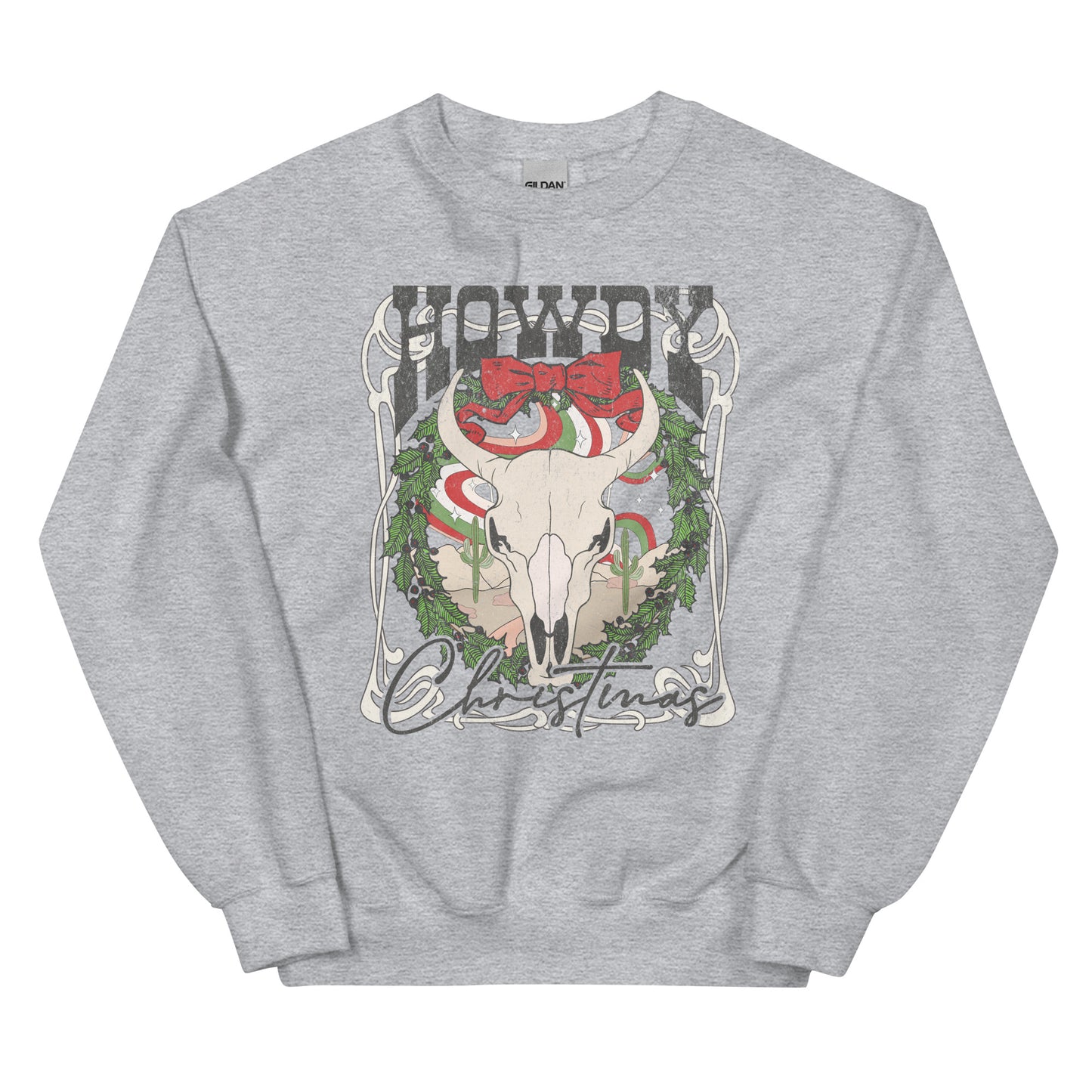 Unisex Western Christmas Sweatshirt