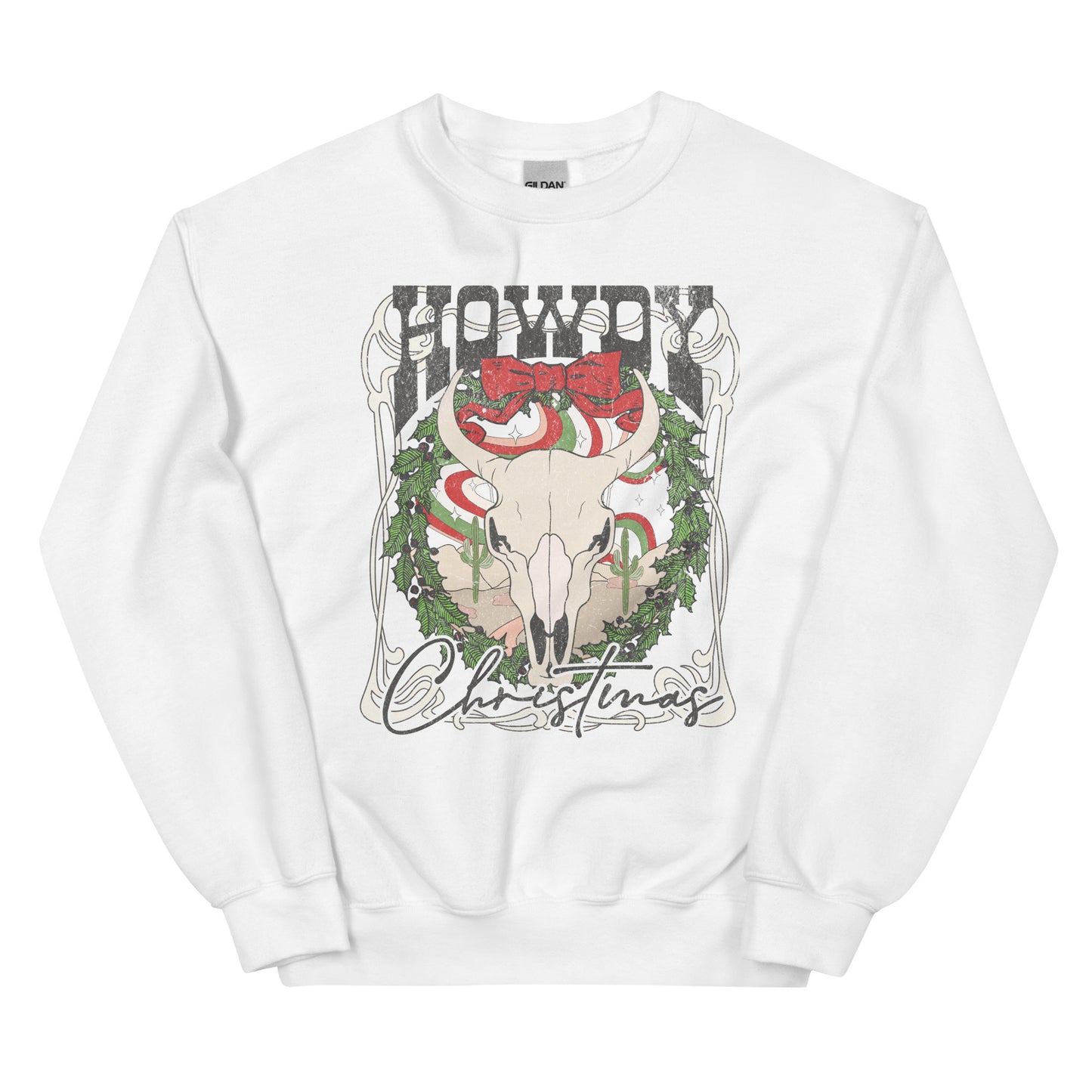 Unisex Western Christmas Sweatshirt