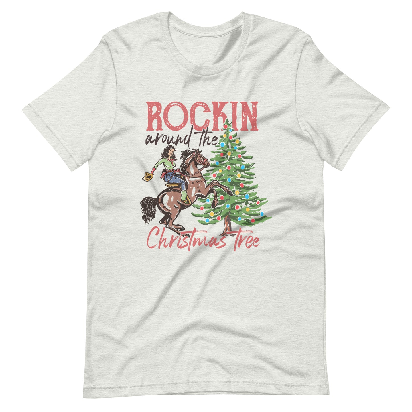 Retro Rockin' Around the Christmas Tree Unisex t-shirt