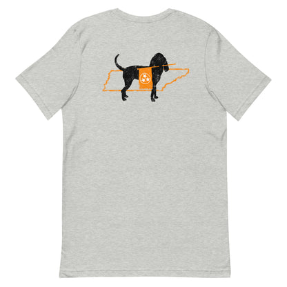 TN VOLS Smokey with Flag Unisex t-shirt