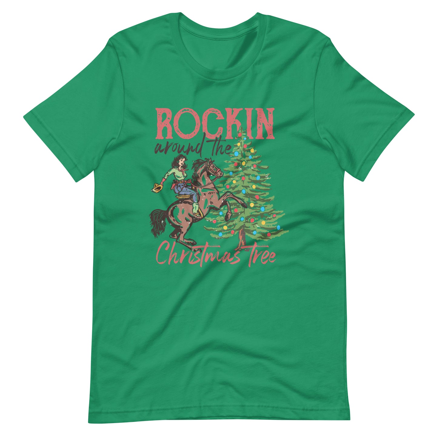 Retro Rockin' Around the Christmas Tree Unisex t-shirt