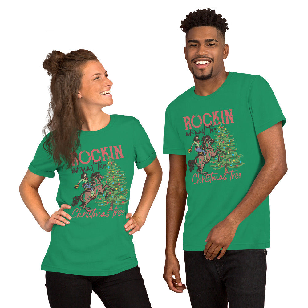 Christmas Rocking Tree Unisex t-shirt