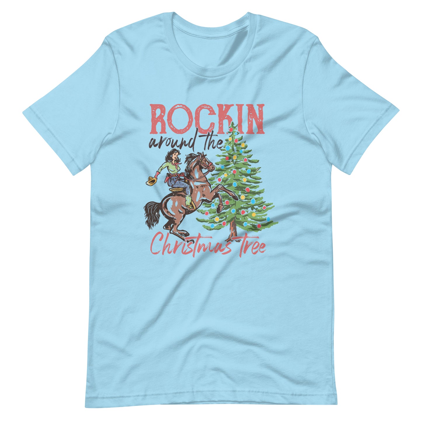 Retro Rockin' Around the Christmas Tree Unisex t-shirt