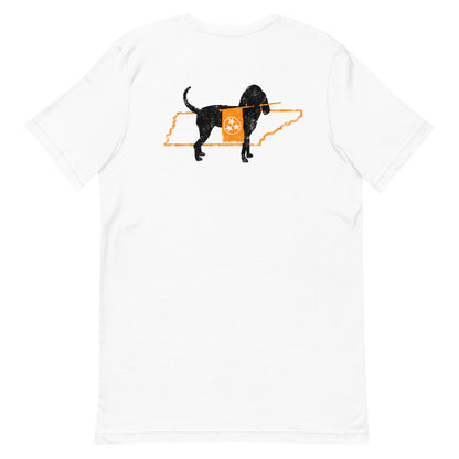 TN VOLS Smokey with Flag Unisex t-shirt