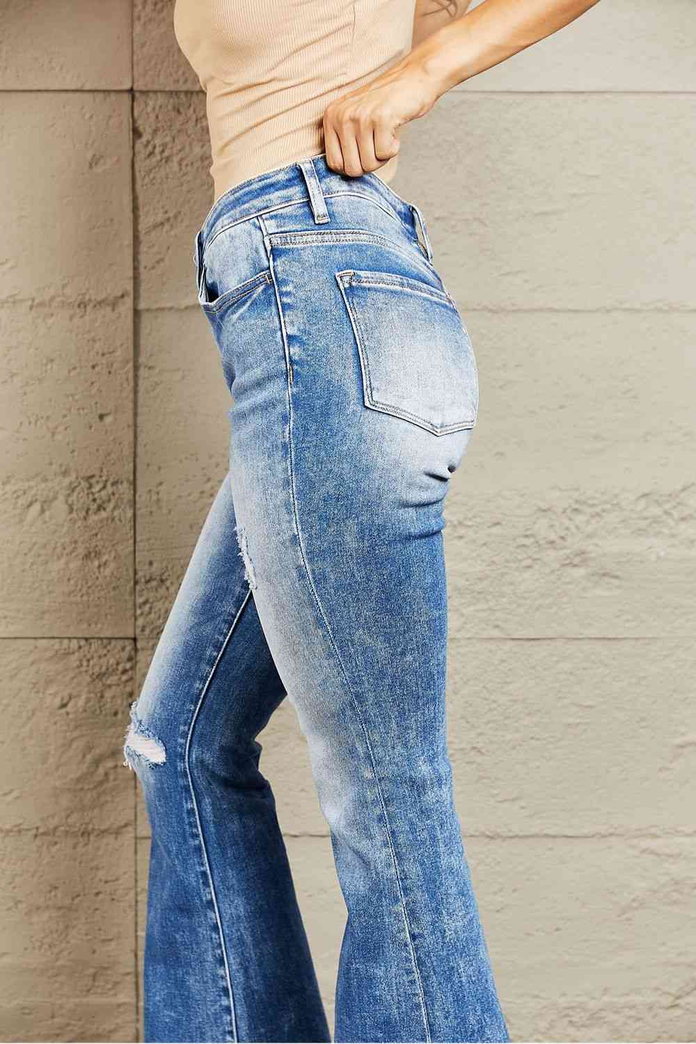 BAYEAS Izzie Mid Rise Bootcut Jeans ***