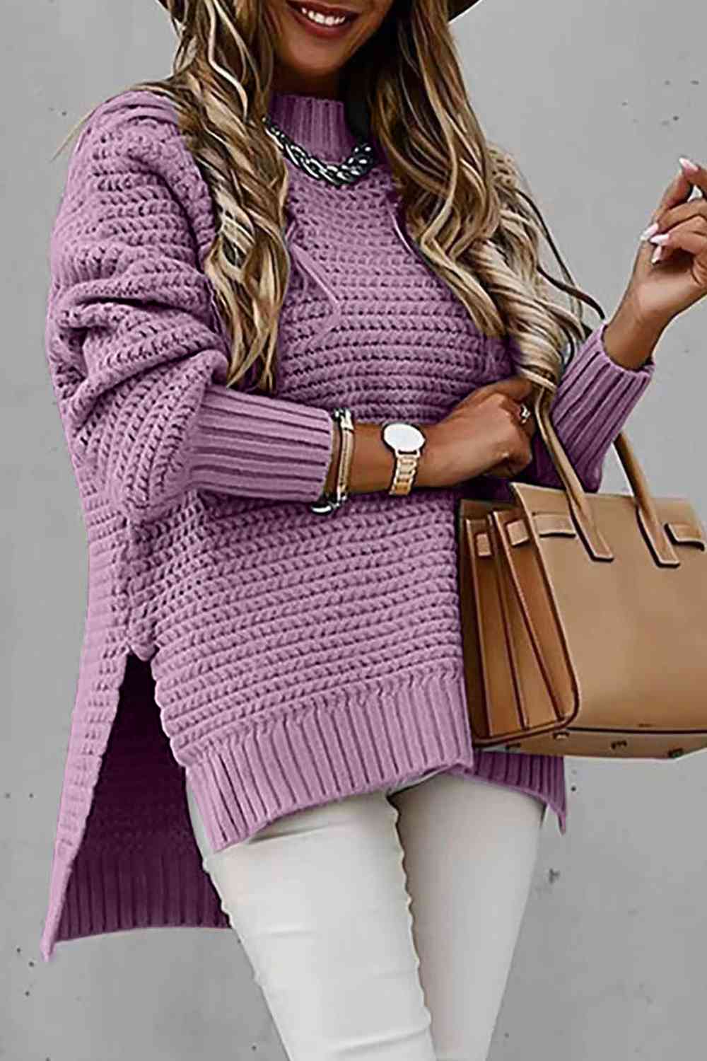 Oversized Crew Neck Sweater****