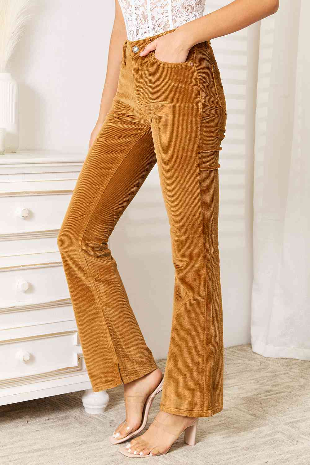 Judy Blue Mid Rise Corduroy Pants