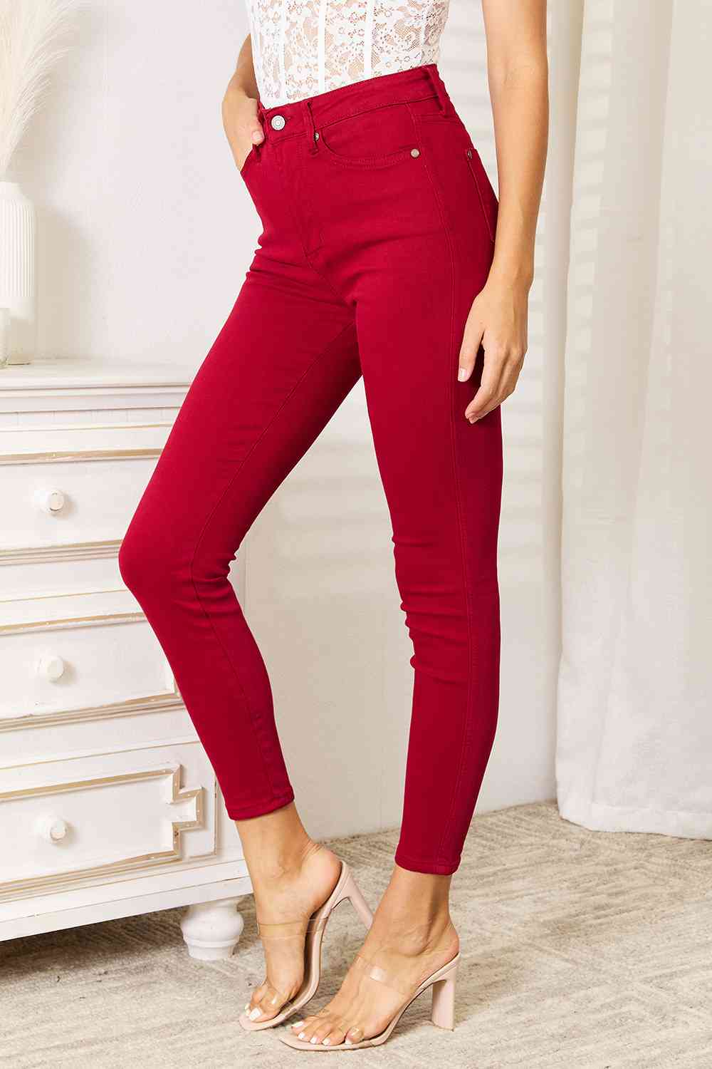 Judy Blue Red Skinny Jeans