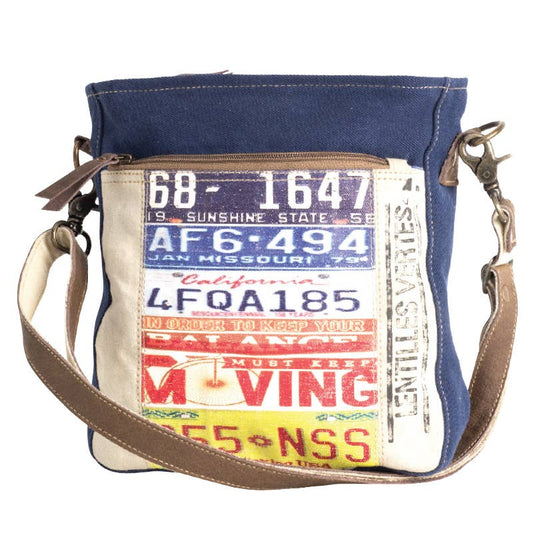 Crossbody License Plate Bag/Purse