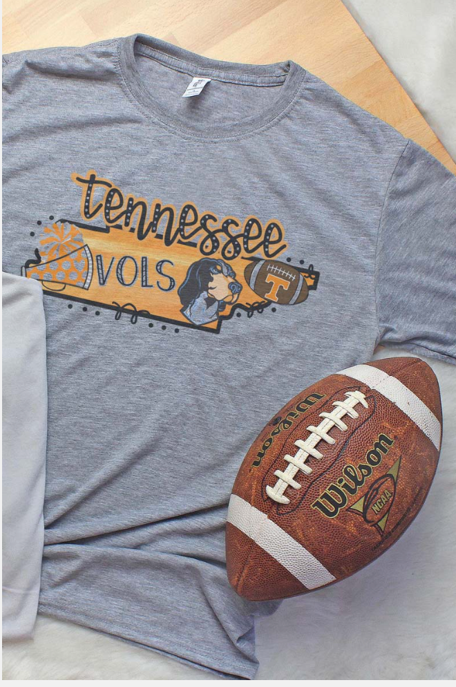 TN VOLS FOOTBALL UNISEX DRI-POWER POLY TEE