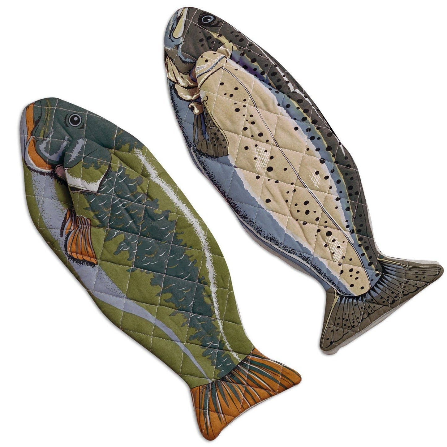 Lake house Fish Oven Mitt 2 Pack