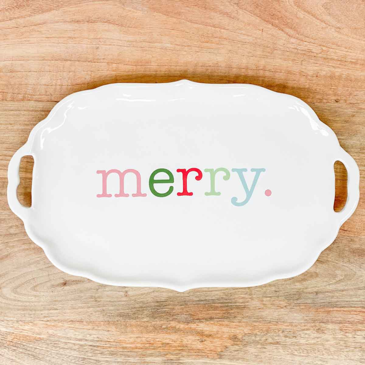 Merry Christmas Platter