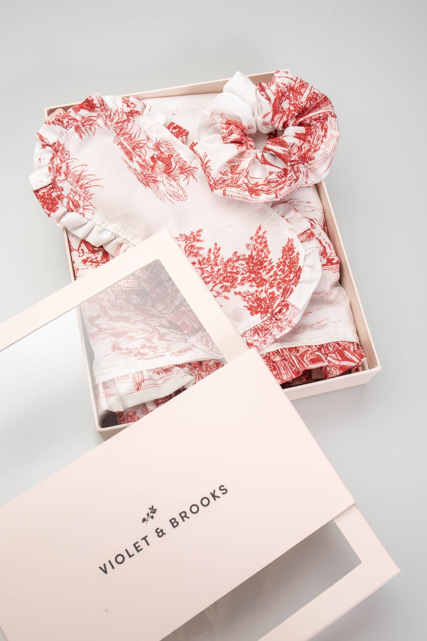 Colette Red Toile Boxed PJ Bundle