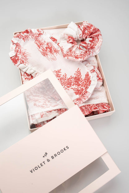 Colette Red Toile Boxed PJ Bundle