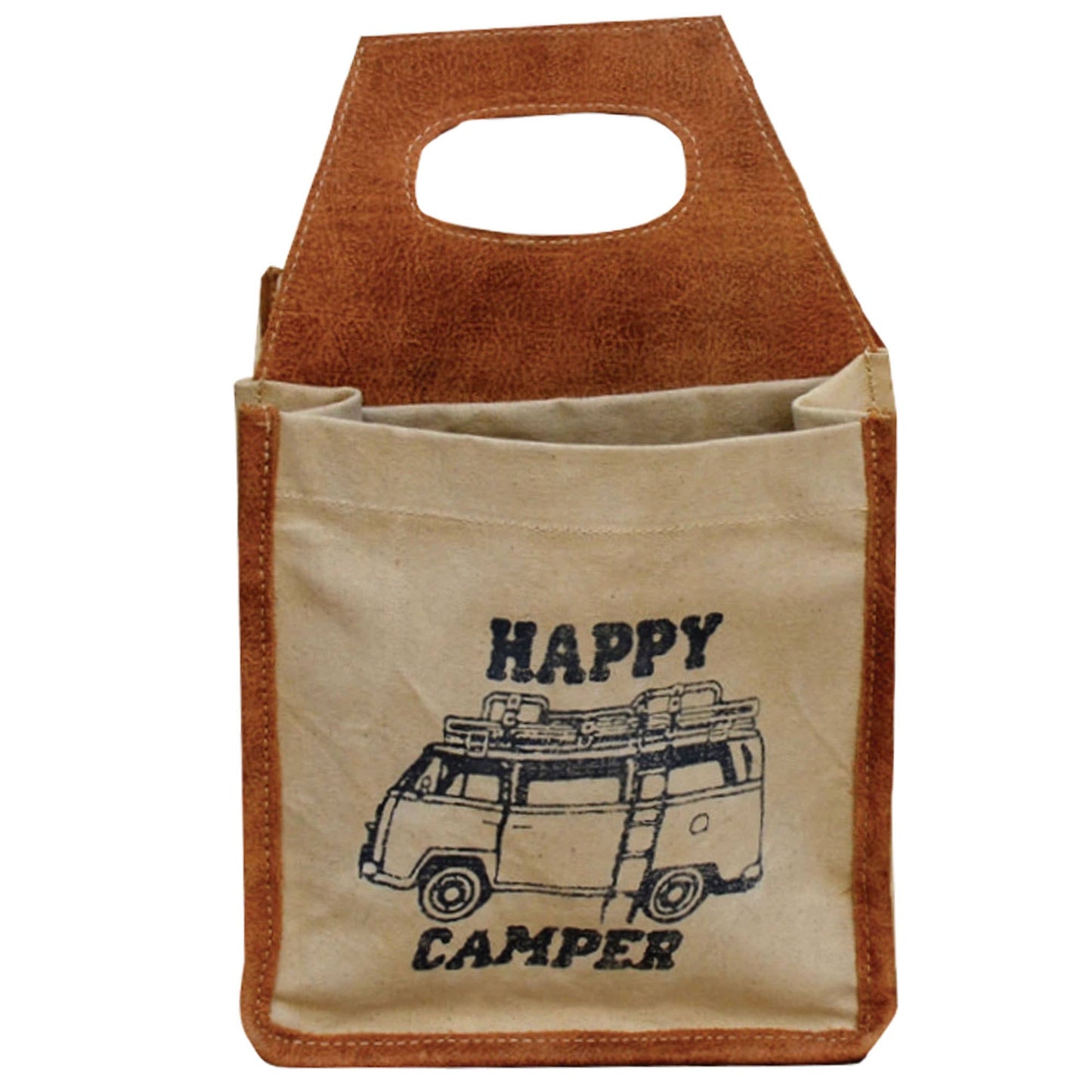 Happy Camper 6 pack Beer Carrier