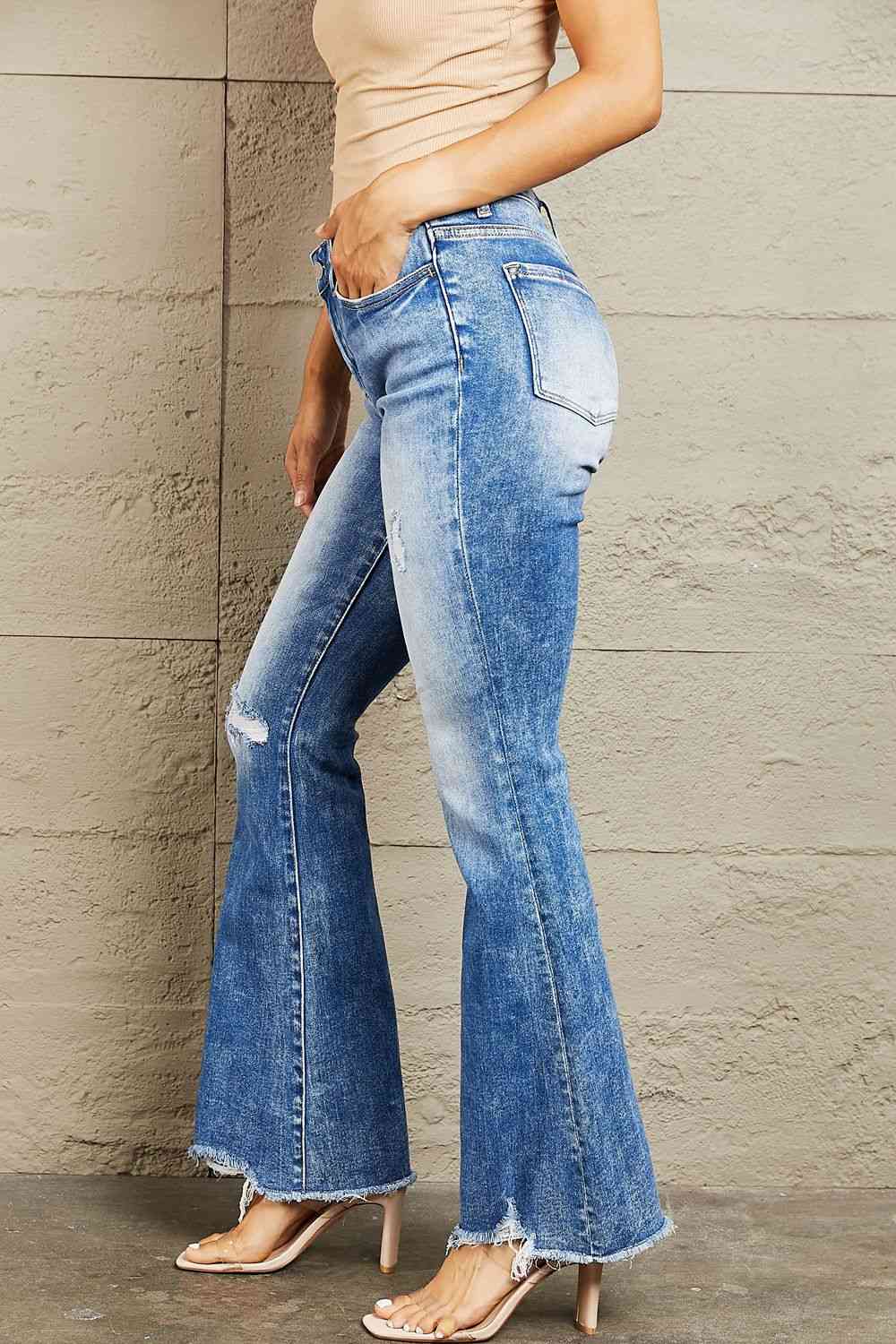 BAYEAS Izzie Mid Rise Bootcut Jeans ***